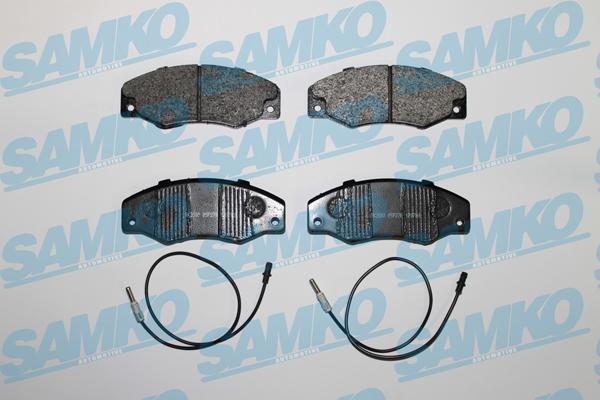 Samko 5SP276 - Kit pastiglie freno, Freno a disco www.autoricambi360.it