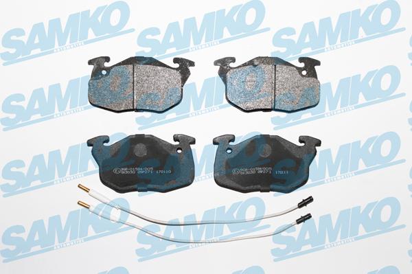 Samko 5SP271 - Kit pastiglie freno, Freno a disco www.autoricambi360.it