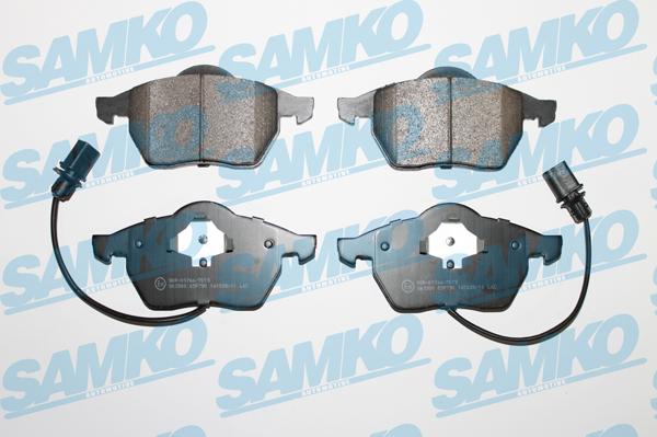 Samko 5SP790 - Kit pastiglie freno, Freno a disco www.autoricambi360.it