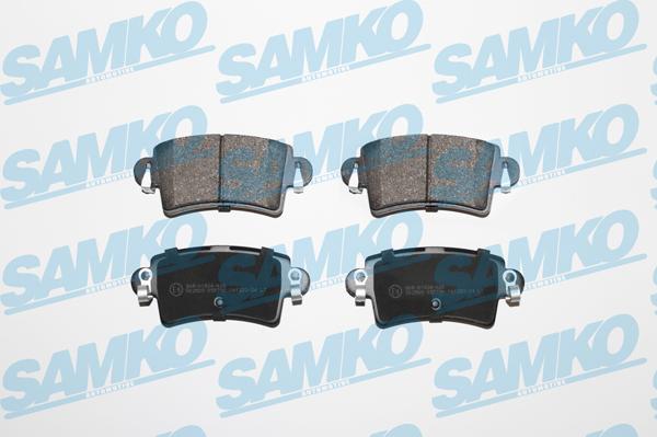 Samko 5SP791 - Kit pastiglie freno, Freno a disco www.autoricambi360.it