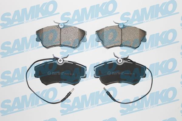 Samko 5SP750 - Kit pastiglie freno, Freno a disco www.autoricambi360.it