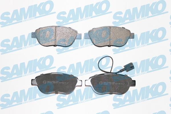 Samko 5SP764 - Kit pastiglie freno, Freno a disco www.autoricambi360.it
