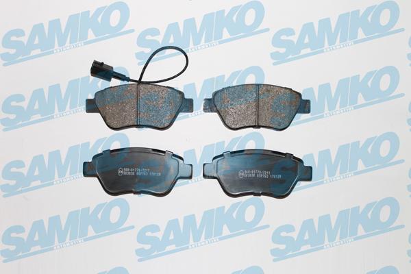 Samko 5SP763 - Kit pastiglie freno, Freno a disco www.autoricambi360.it