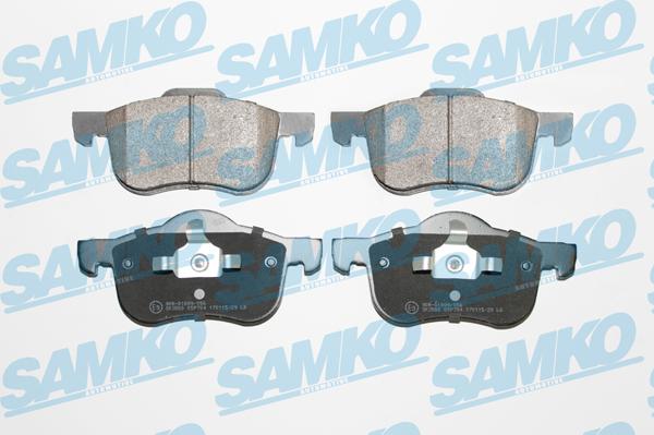 Samko 5SP704 - Kit pastiglie freno, Freno a disco www.autoricambi360.it