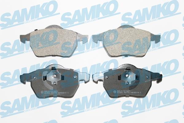 Samko 5SP772 - Kit pastiglie freno, Freno a disco www.autoricambi360.it