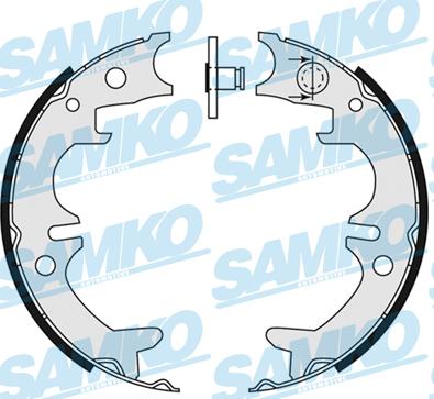 Samko 89140 - Kit ganasce freno www.autoricambi360.it