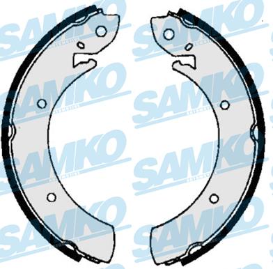 Samko 86070 - Kit ganasce freno www.autoricambi360.it