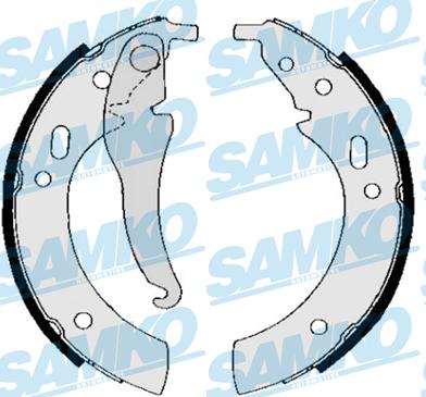 Samko 80330 - Kit ganasce freno www.autoricambi360.it