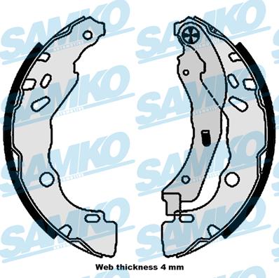 Samko 81109 - Kit ganasce freno www.autoricambi360.it
