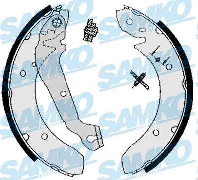 Samko 81360 - Kit ganasce freno www.autoricambi360.it