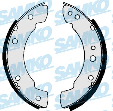 Samko 81210 - Kit ganasce freno www.autoricambi360.it