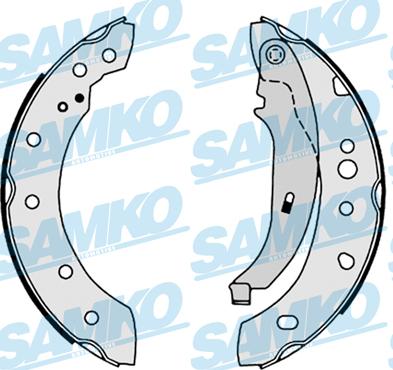 Samko 88680 - Kit ganasce freno www.autoricambi360.it