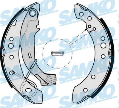 Samko 88150 - Kit ganasce freno www.autoricambi360.it