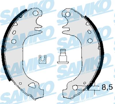 Samko 83110 - Kit ganasce freno www.autoricambi360.it