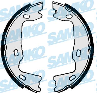 Samko 82570 - Kit ganasce, Freno stazionamento www.autoricambi360.it