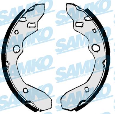 Samko 87010 - Kit ganasce freno www.autoricambi360.it