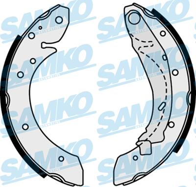 Samko 87730 - Kit ganasce freno www.autoricambi360.it