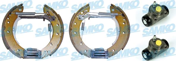 Samko KEG408 - Kit ganasce freno www.autoricambi360.it