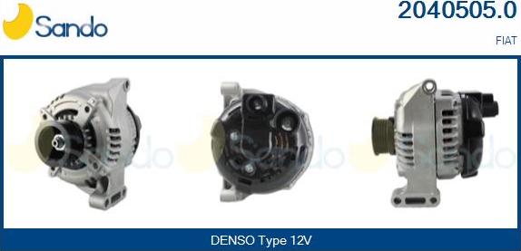 Sando 2040505.0 - Alternatore www.autoricambi360.it