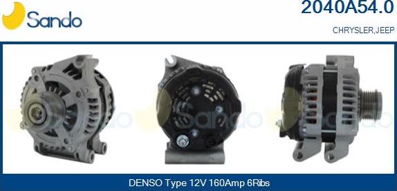 Sando 2040A54.0 - Alternatore www.autoricambi360.it