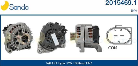 Sando 2015469.1 - Alternatore www.autoricambi360.it