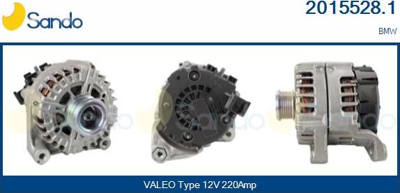 Sando 2015528.1 - Alternatore www.autoricambi360.it