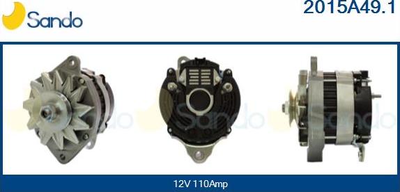 Sando 2015A49.1 - Alternatore www.autoricambi360.it