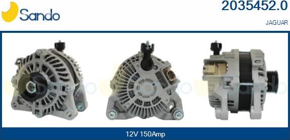 Sando 2035452.0 - Alternatore www.autoricambi360.it