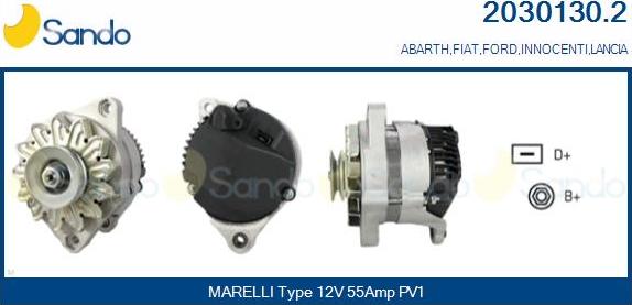 Sando 2030130.2 - Alternatore www.autoricambi360.it