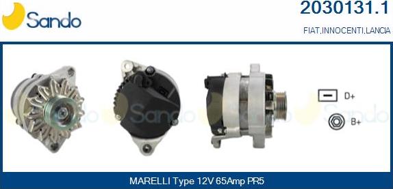 Sando 2030131.1 - Alternatore www.autoricambi360.it