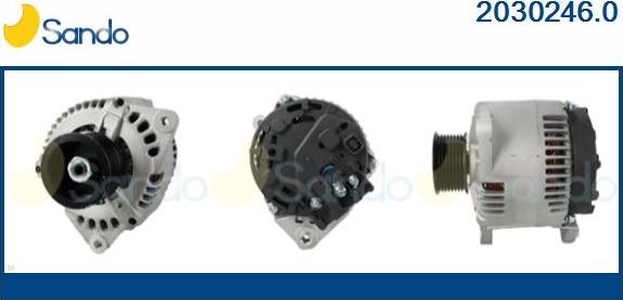 Sando 2030246.0 - Alternatore www.autoricambi360.it
