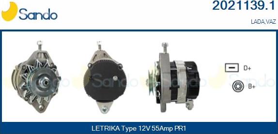 Sando 2021139.1 - Alternatore www.autoricambi360.it