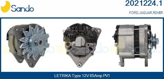 Sando 2021224.1 - Alternatore www.autoricambi360.it