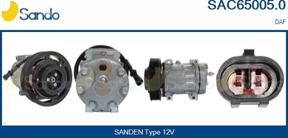 Sando SAC65005.0 - Compressore, Climatizzatore www.autoricambi360.it