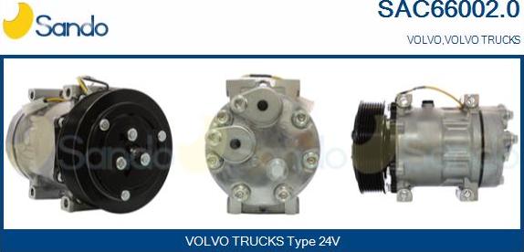 Sando SAC66002.0 - Compressore, Climatizzatore www.autoricambi360.it