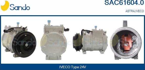 Sando SAC61604.0 - Compressore, Climatizzatore www.autoricambi360.it