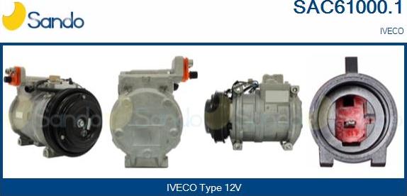 Sando SAC61000.1 - Compressore, Climatizzatore www.autoricambi360.it
