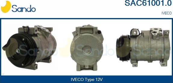Sando SAC61001.0 - Compressore, Climatizzatore www.autoricambi360.it