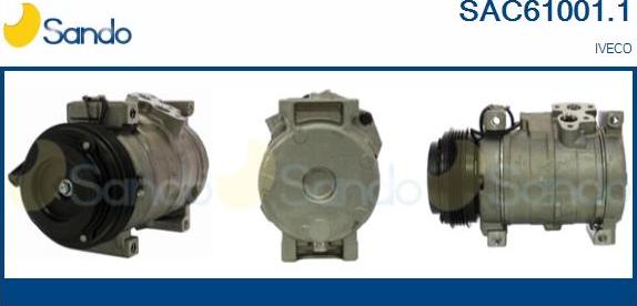 Sando SAC61001.1 - Compressore, Climatizzatore www.autoricambi360.it