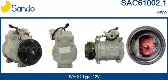 Sando SAC61002.1 - Compressore, Climatizzatore www.autoricambi360.it