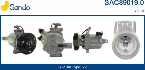 Sando SAC89019.0 - Compressore, Climatizzatore www.autoricambi360.it