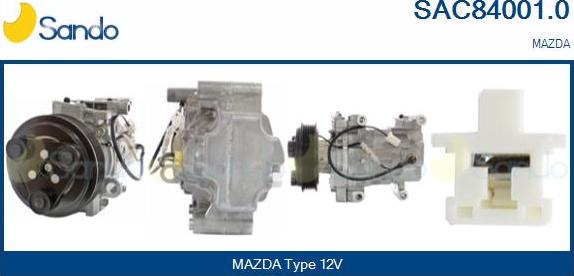 Sando SAC84001.0 - Compressore, Climatizzatore www.autoricambi360.it