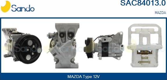 Sando SAC84013.0 - Compressore, Climatizzatore www.autoricambi360.it