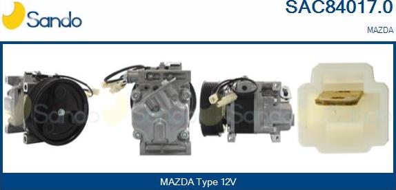 Sando SAC84017.0 - Compressore, Climatizzatore www.autoricambi360.it