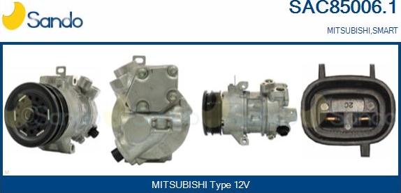 Sando SAC85006.1 - Compressore, Climatizzatore www.autoricambi360.it