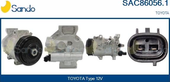 Sando SAC86056.1 - Compressore, Climatizzatore www.autoricambi360.it
