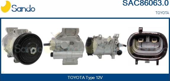 Sando SAC86063.0 - Compressore, Climatizzatore www.autoricambi360.it