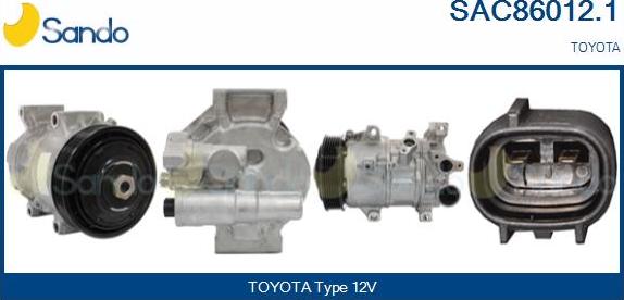 Sando SAC86012.1 - Compressore, Climatizzatore www.autoricambi360.it