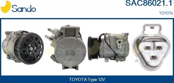 Sando SAC86021.1 - Compressore, Climatizzatore www.autoricambi360.it