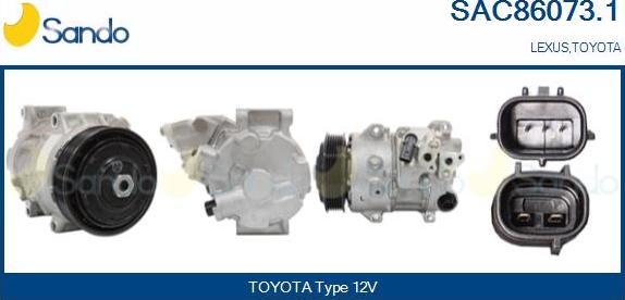 Sando SAC86073.1 - Compressore, Climatizzatore www.autoricambi360.it